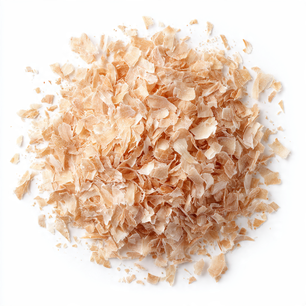 photorealistic bulk chitin flakes large heap of.png