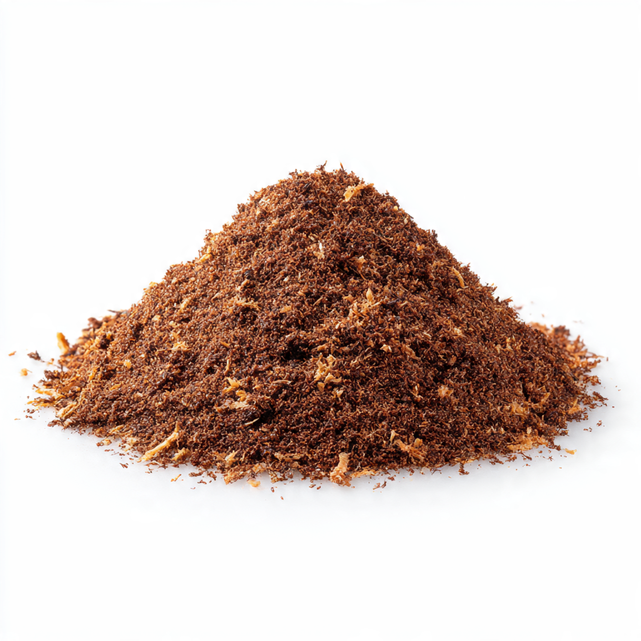 ultra realistic image of cocopeat mixed with fish.png